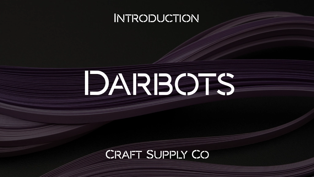 Darbots Font Font Sample Image 1