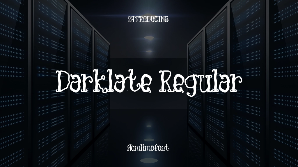 Darklate Regular Font Sample Images  1