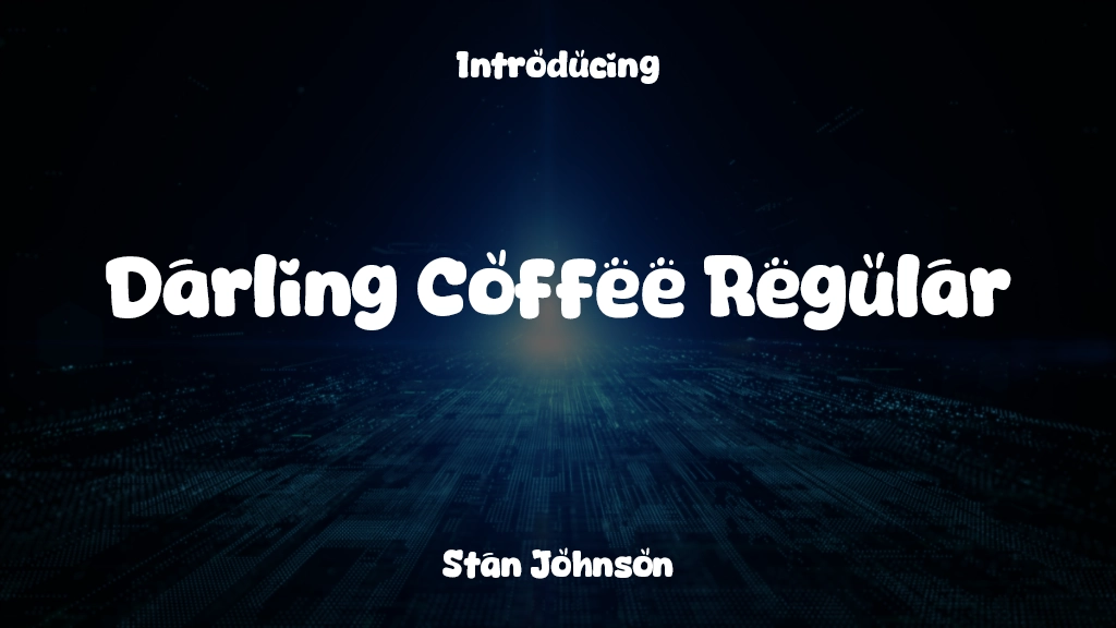 Darling Coffee Regular Font Sample Images  1