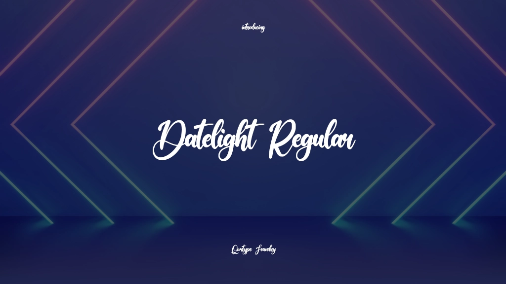 Datelight Regular Font Sample Images  1