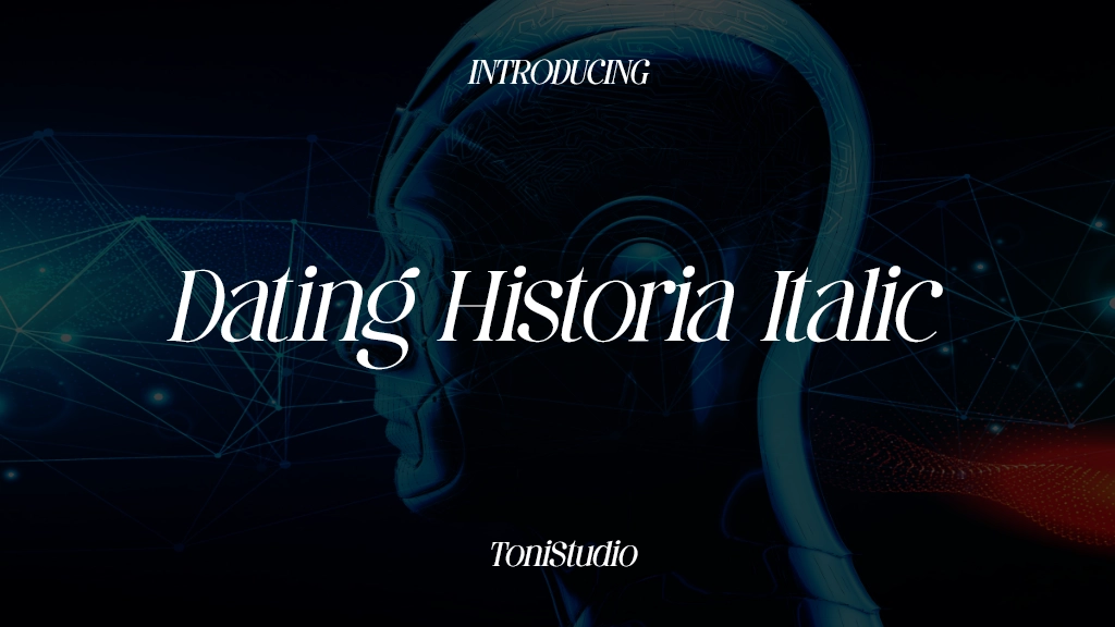 Dating Historia Italic Font Sample Images  1