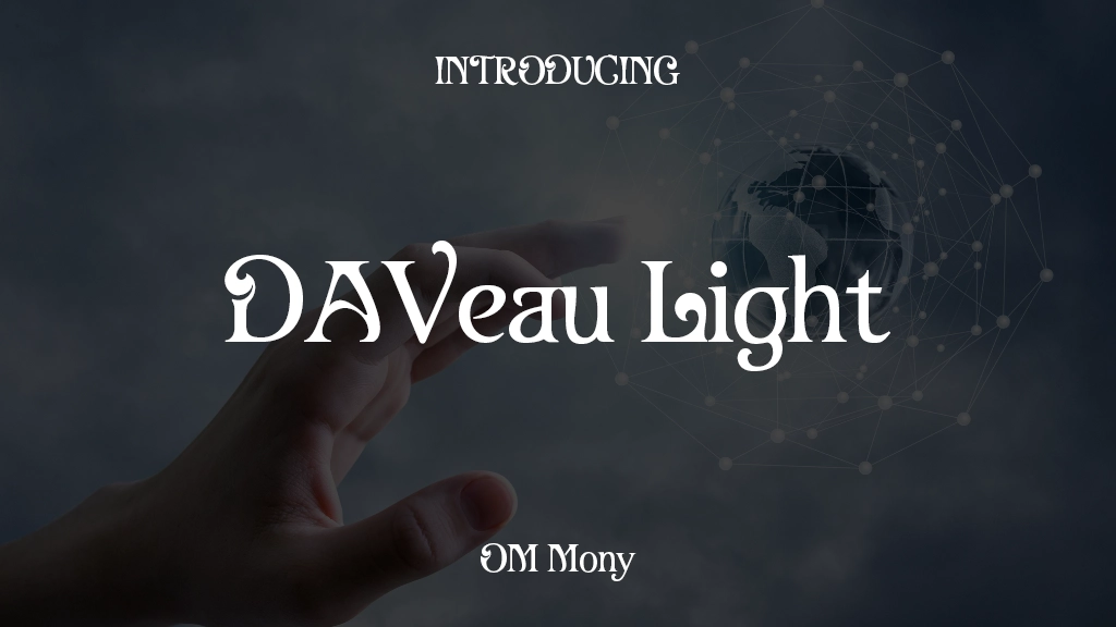 DAVeau Light Font Sample Images  1