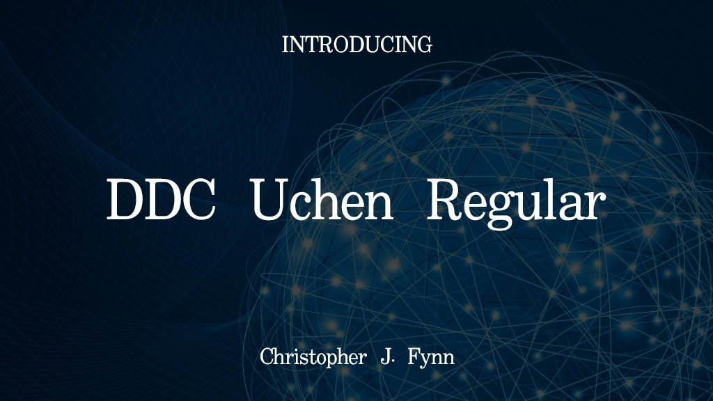 DDC Uchen Regular Font Sample Images  1