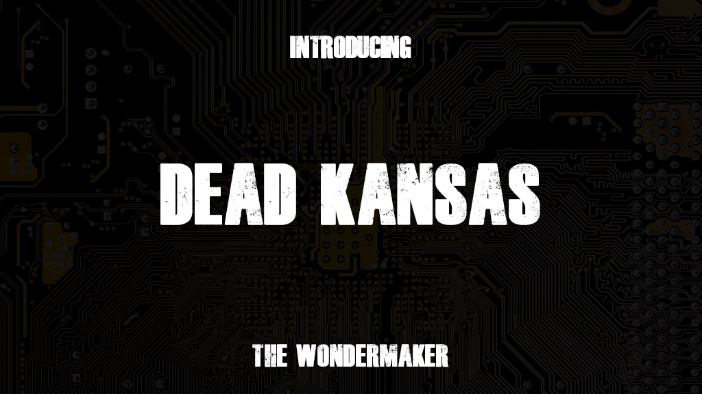 Dead Kansas Font Sample Images  1