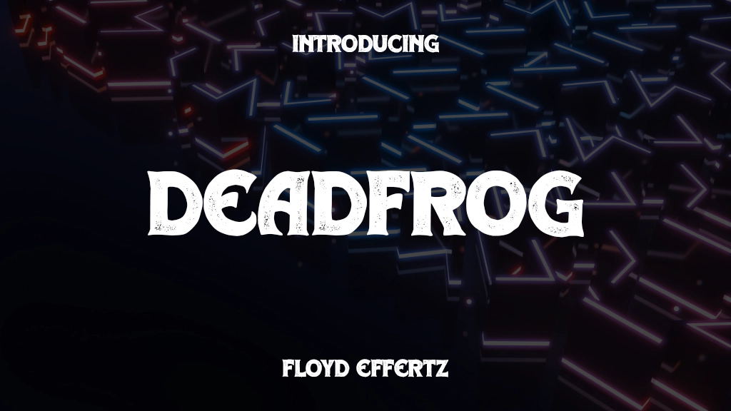 Deadfrog Regular Font Sample Images  1