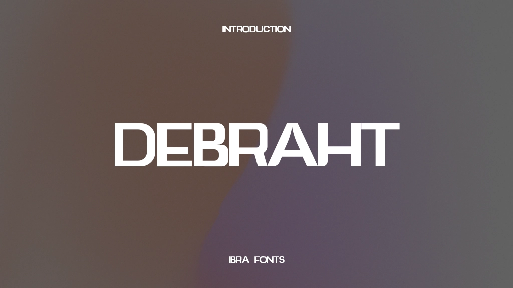 Debraht Personal Font Sample Images  1