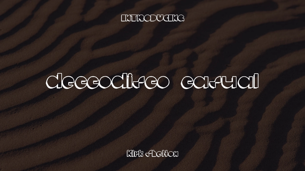 deccodisco_casual Font Sample Images  1