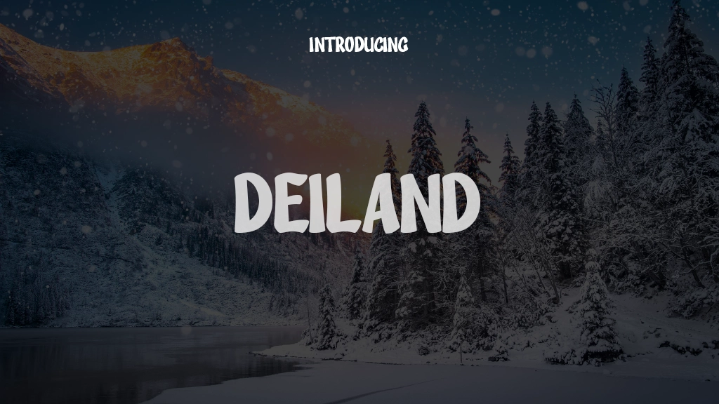 Deiland Font Sample Images  1