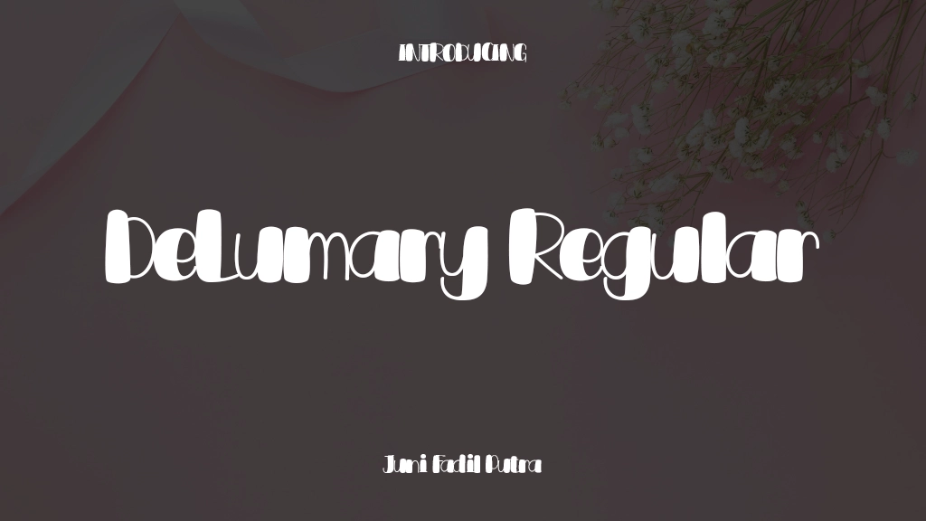 DeLumary Demo Regular Font Sample Images  1