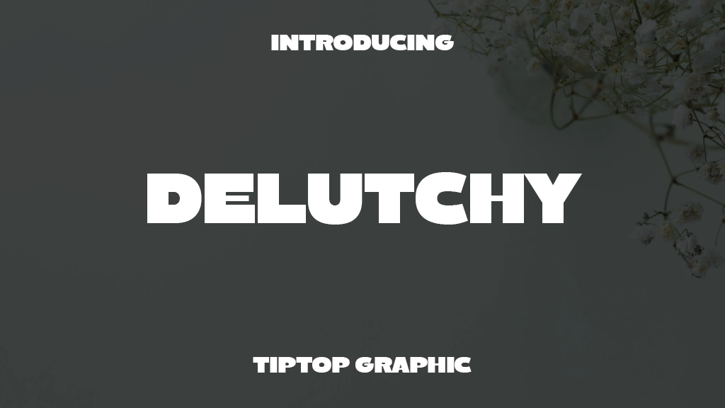 Delutchy Demo Font Sample Images  1