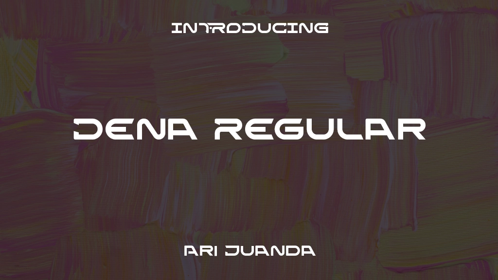 Dena Regular Font Sample Images  1