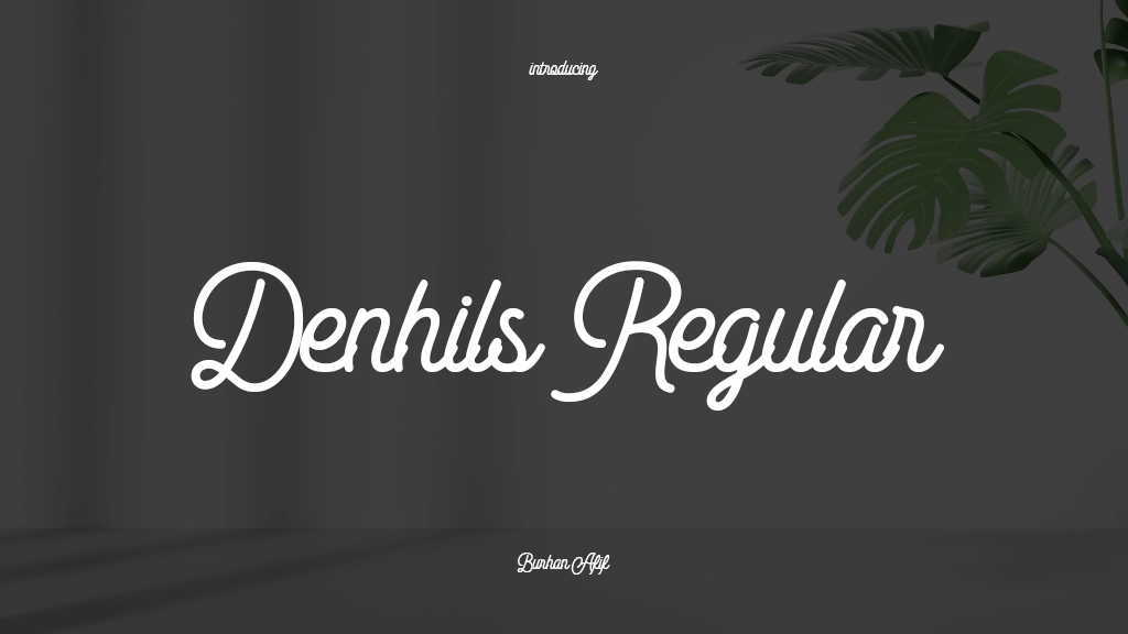 Denhils Regular Font Sample Images  1