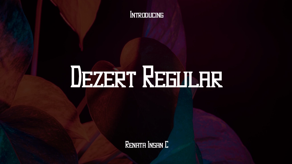 Dezert Regular Font Sample Images  1