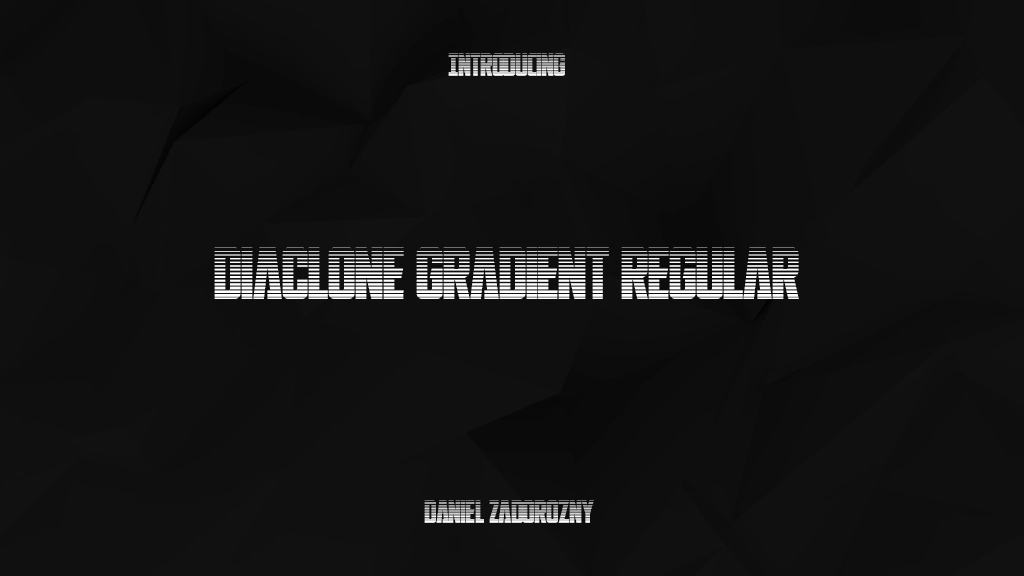 DiaClone Gradient Regular Font Sample Images  1