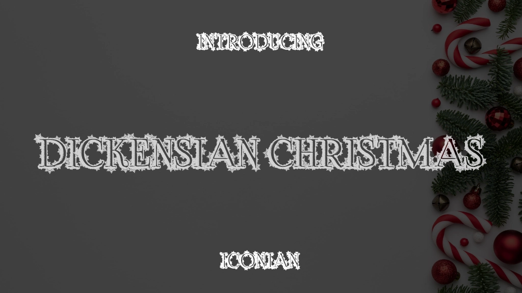 Dickensian Christmas Font Sample Images  1