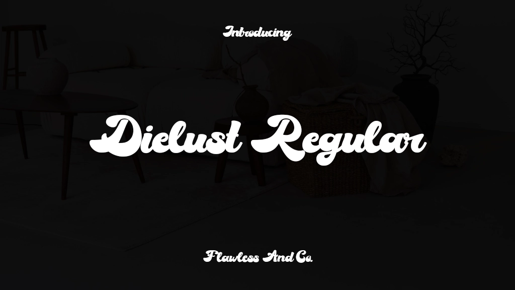 Dielust Regular Font Sample Images  1