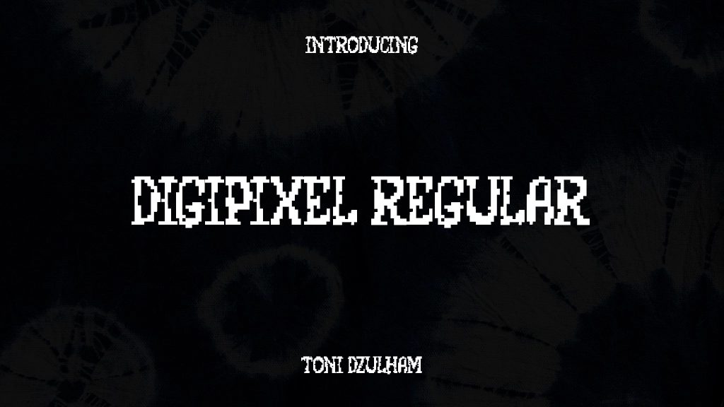 Digipixel Regular Font Sample Images  1