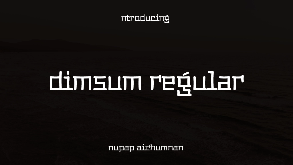 Dimsum Trial Regular Font Sample Images  1