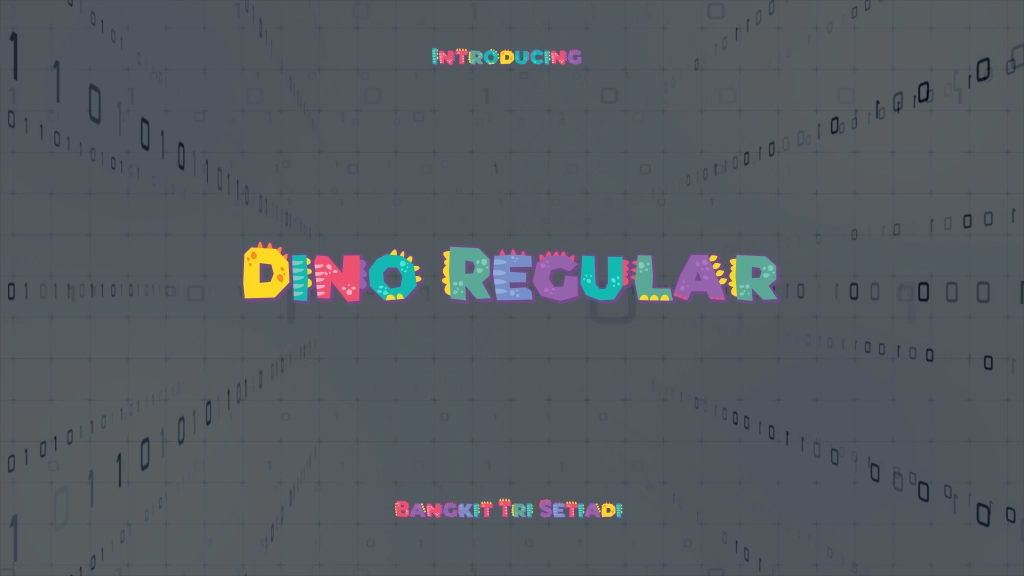 Dino Regular Font Sample Images  2