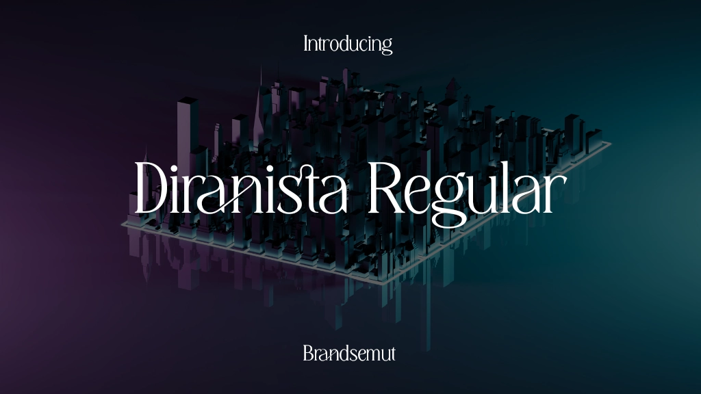 Diranista Regular Font Sample Images  1