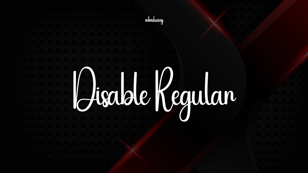 Disable Regular Font Sample Images  1