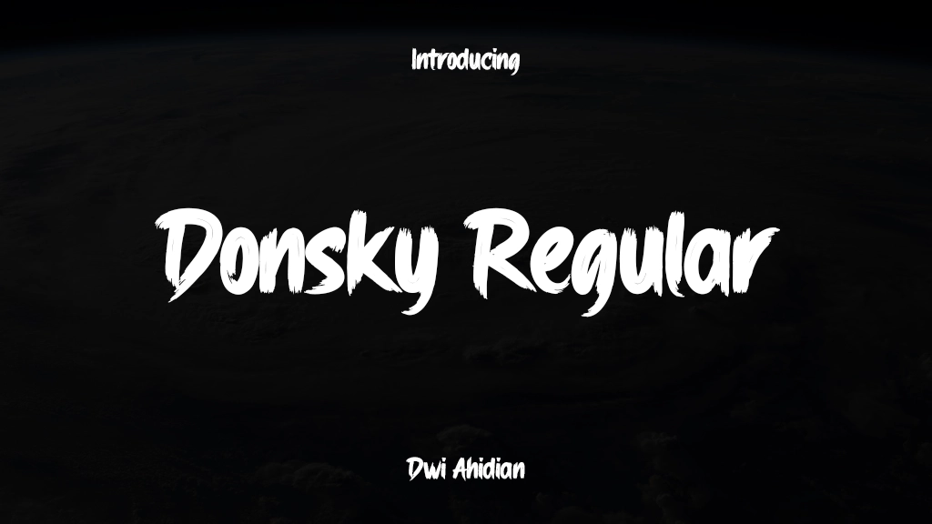 Donsky Regular Font Sample Images  1