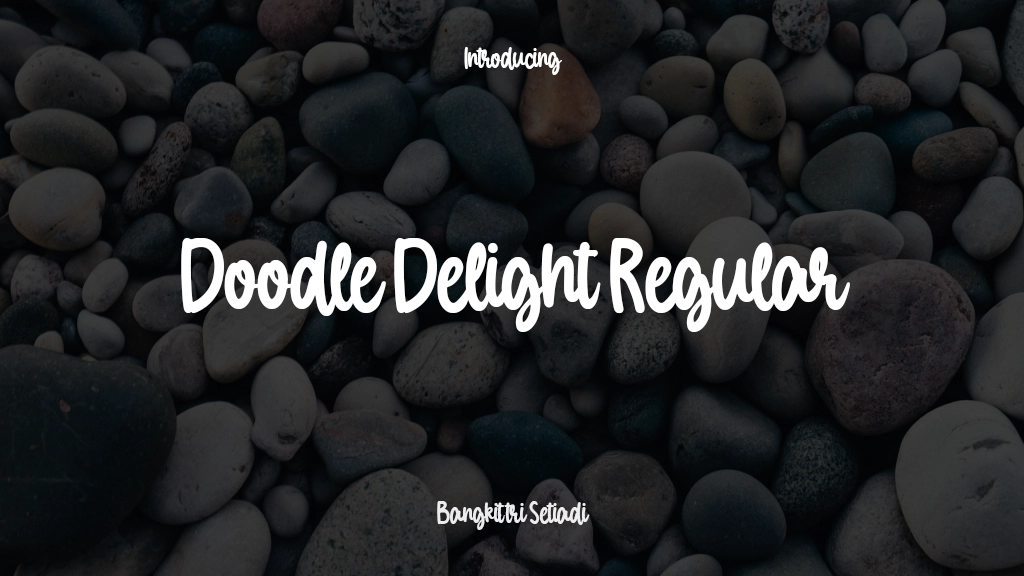 Doodle Delight Regular Font Sample Images  1