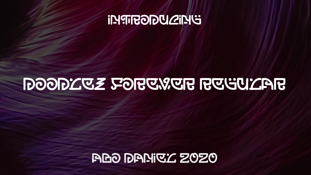 doodlez forever Regular Font Sample Images  1