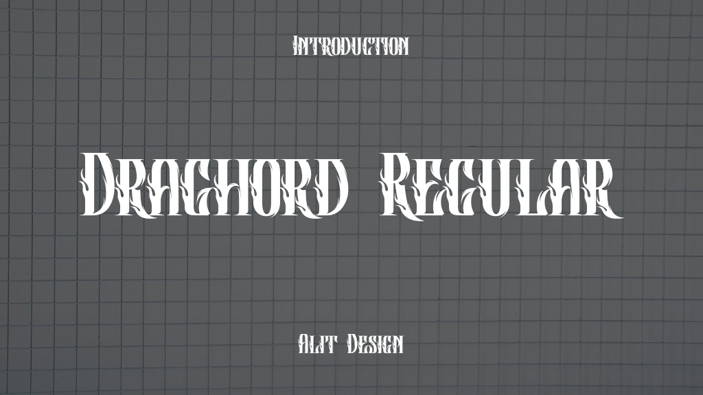 Draghord Regular Font Sample Images  1