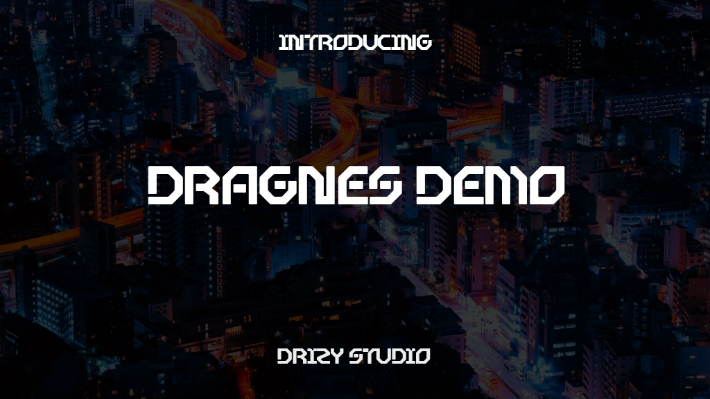 Dragnes Demo Font Sample Images  1