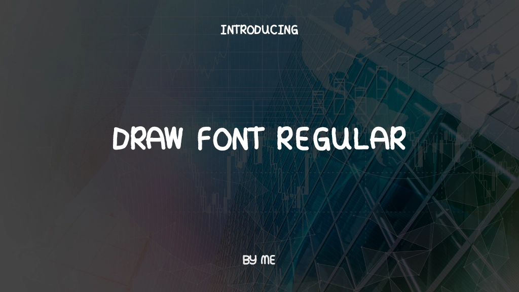 Draw Font Regular Images d’exemples de polices  1