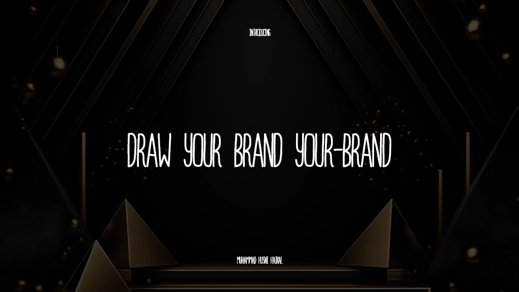 Draw Your Brand Your-Brand Font Sample Images  1