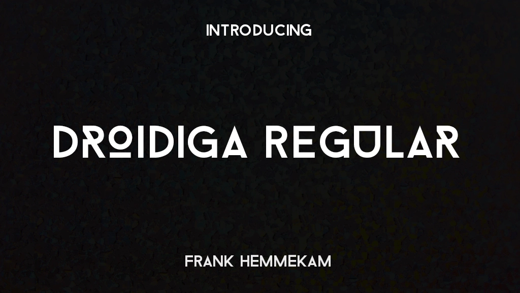 Droidiga Regular Font Sample Images  1