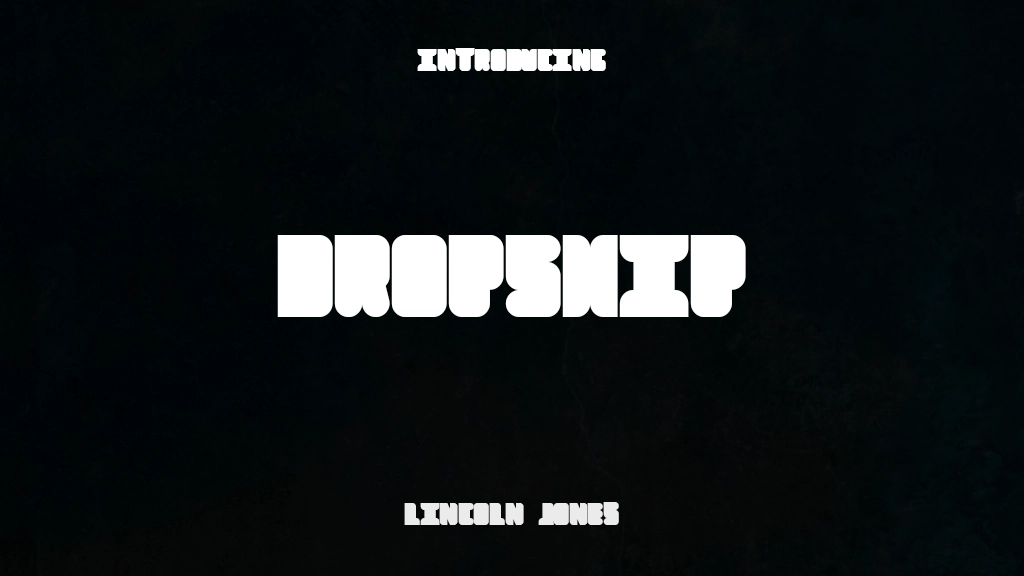 Dropship Font Sample Images  1