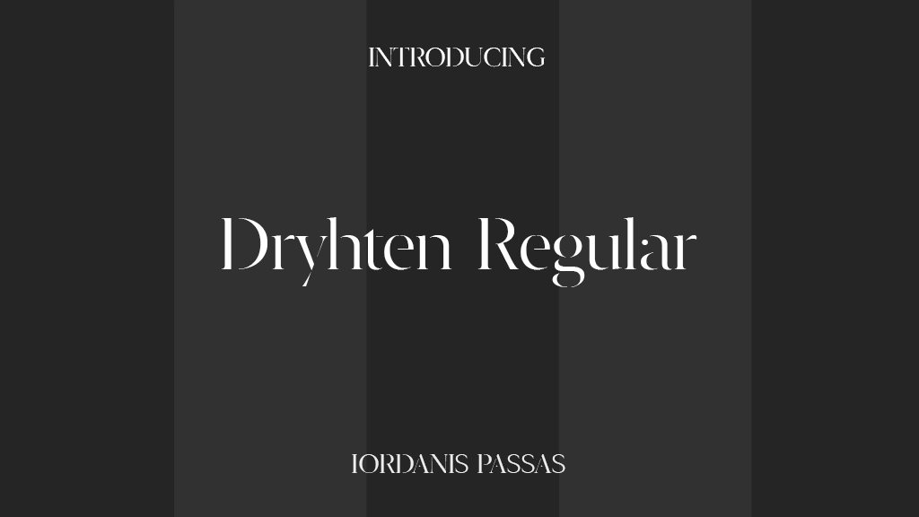 Dryhten Regular フォントサンプル画像  1