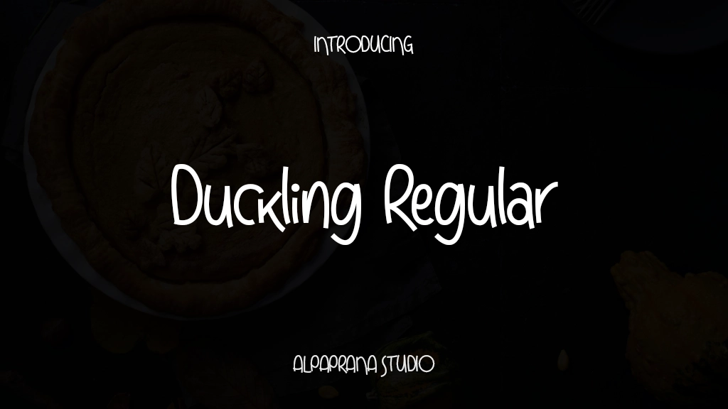 Duckling Regular Font Sample Images  1