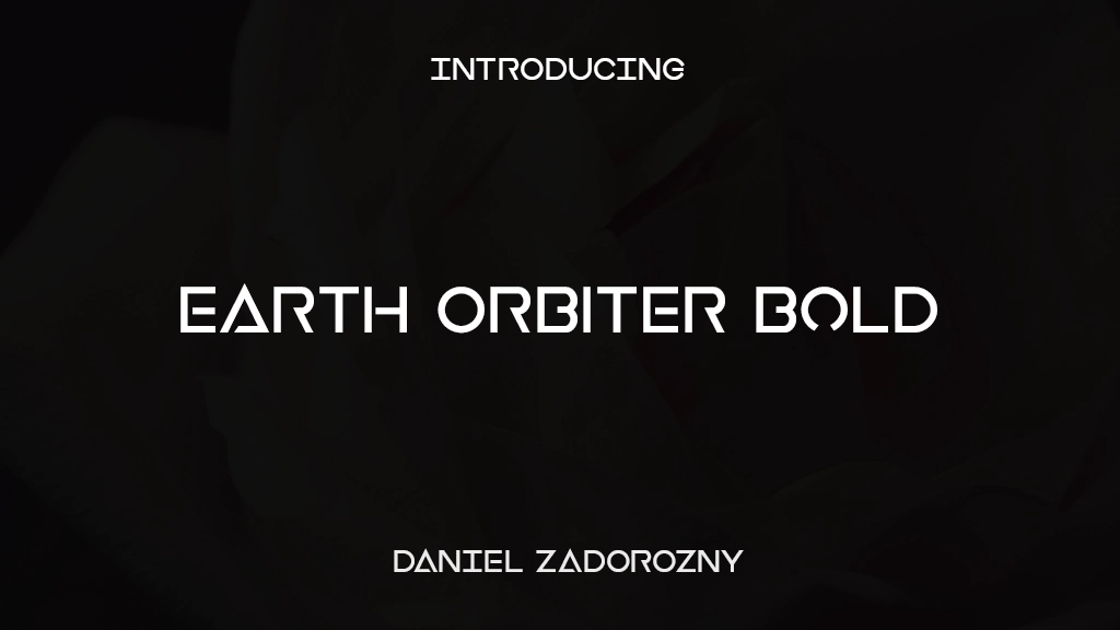 Earth Orbiter Bold Bold Font Sample Images  1