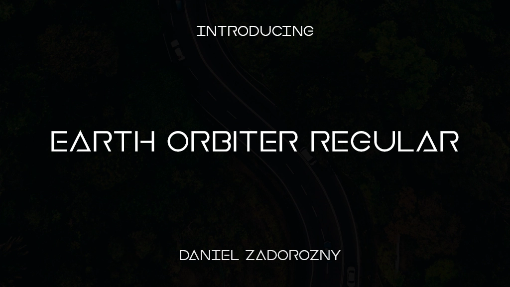 Earth Orbiter Regular Font Sample Images  1