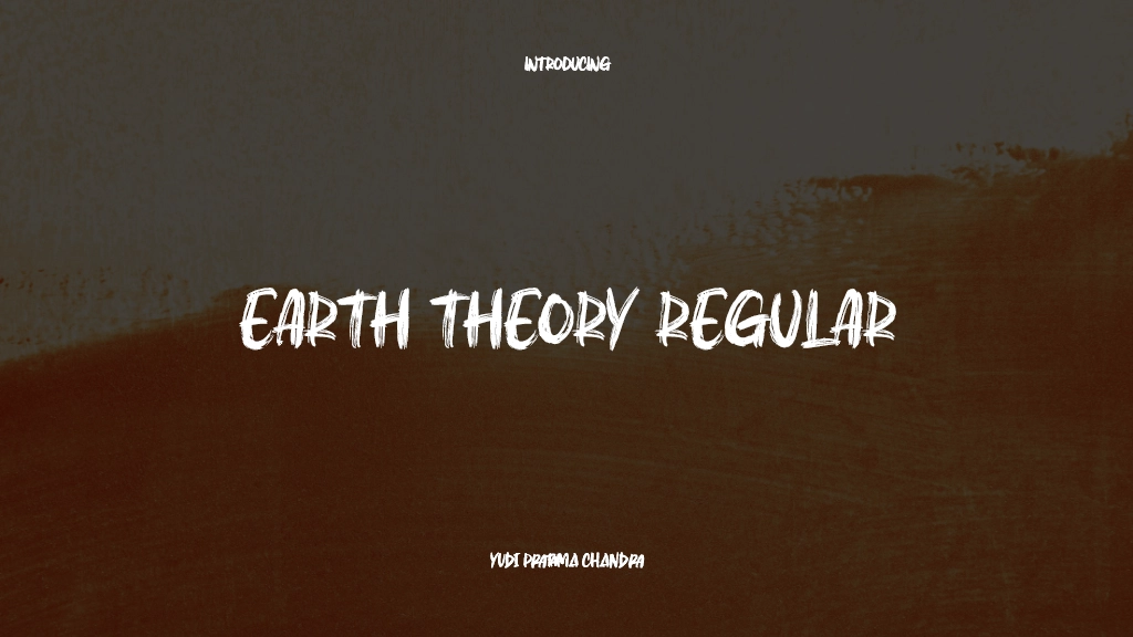 Earth Theory Regular フォントサンプル画像  1