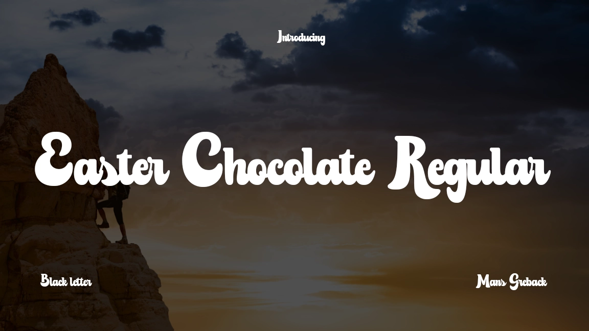 Easter Chocolate Regular Font Sample Image 1