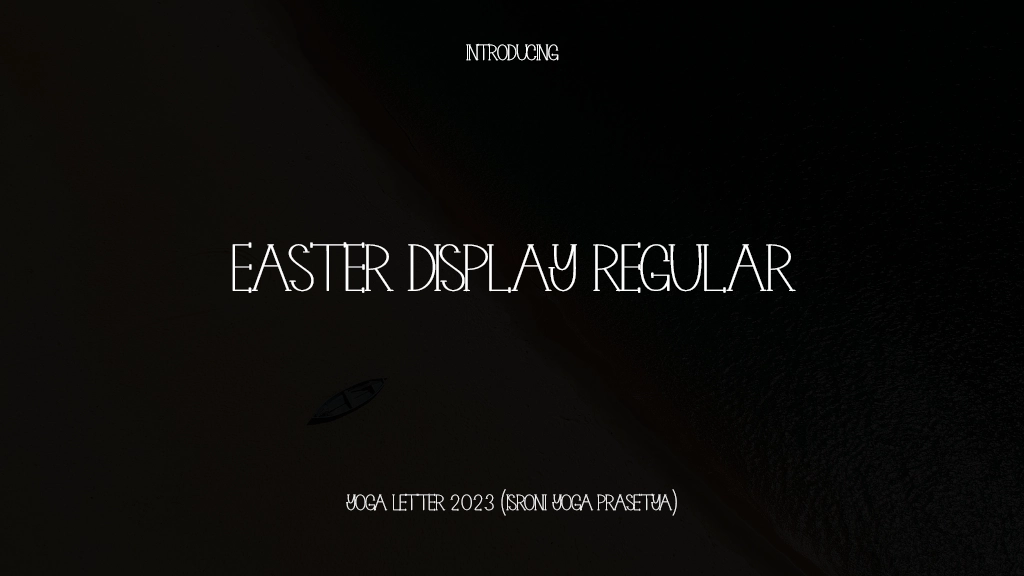 Easter Display Regular Font Sample Images  1