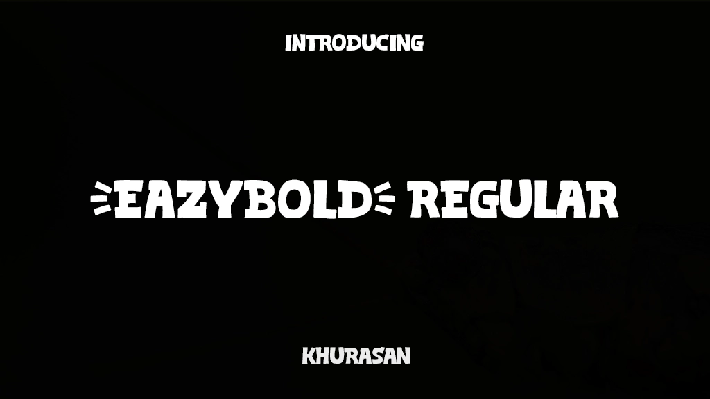 Eazybold Regular Font Sample Images  1