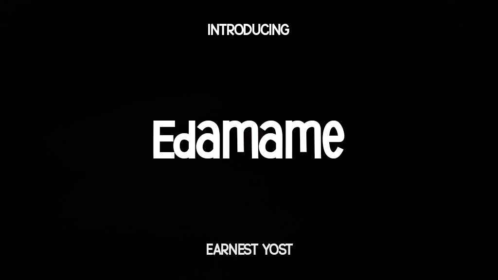 Edamame Font Sample Images  1