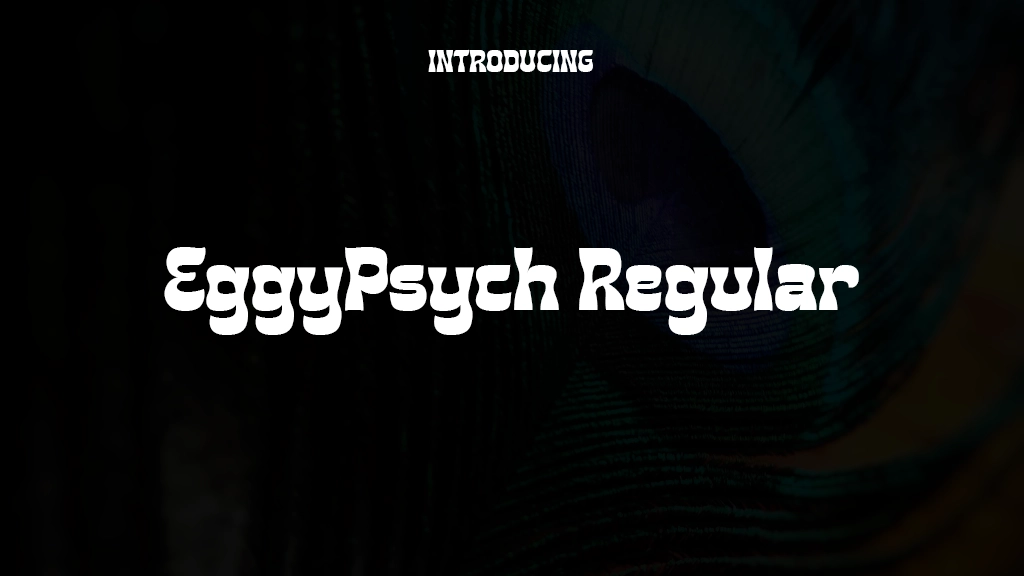 EggyPsych Regular Font Sample Images  1