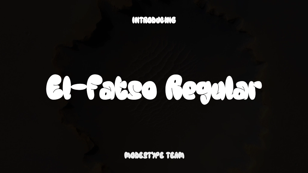 El-Fatso Regular Font Sample Images  1