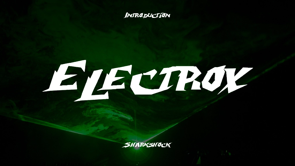 Electrox Font Sample Image 1