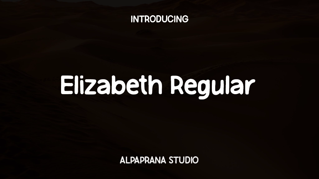 Elizabeth Regular Font Sample Images  1