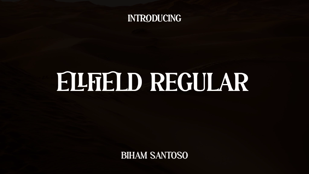 ELLFIELD Regular Font Sample Images  1