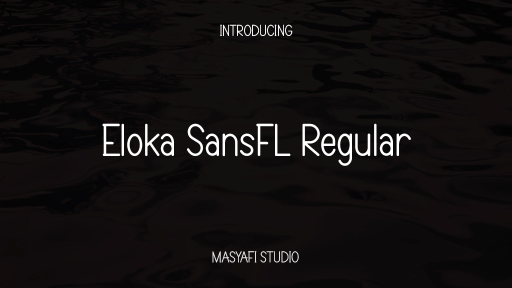 Eloka SansFL Regular Font Sample Images  1