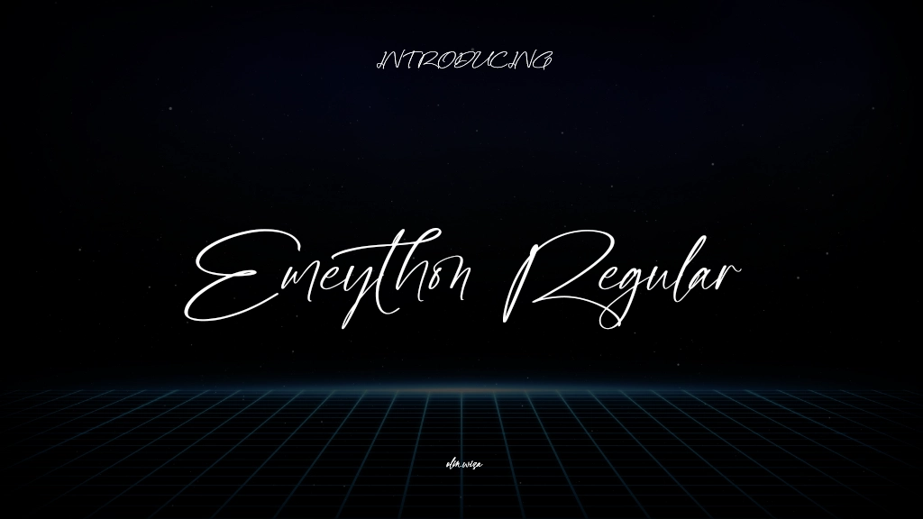 Emeython Regular Font Sample Images  1